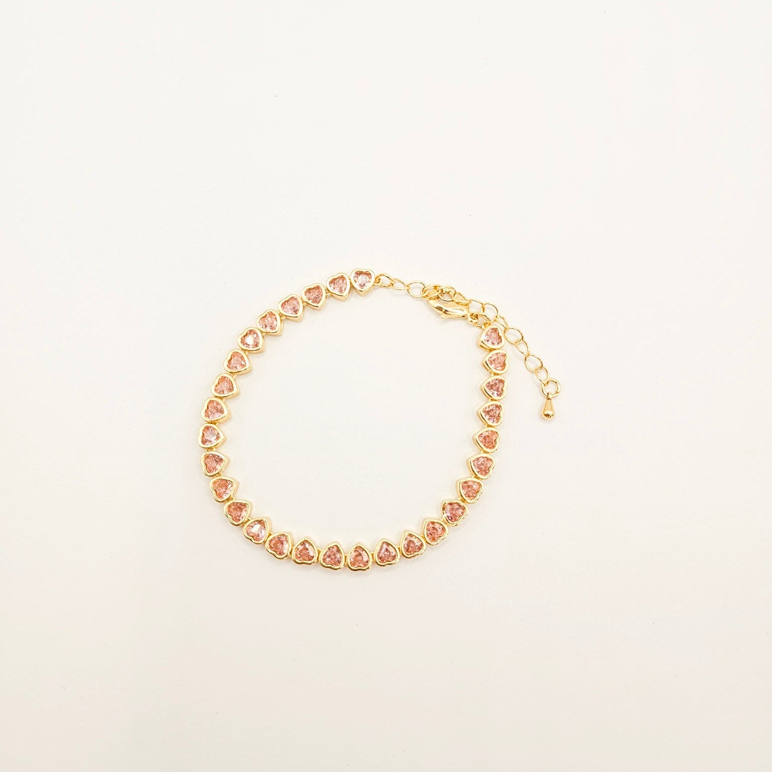 Pink Hearts Bracelet