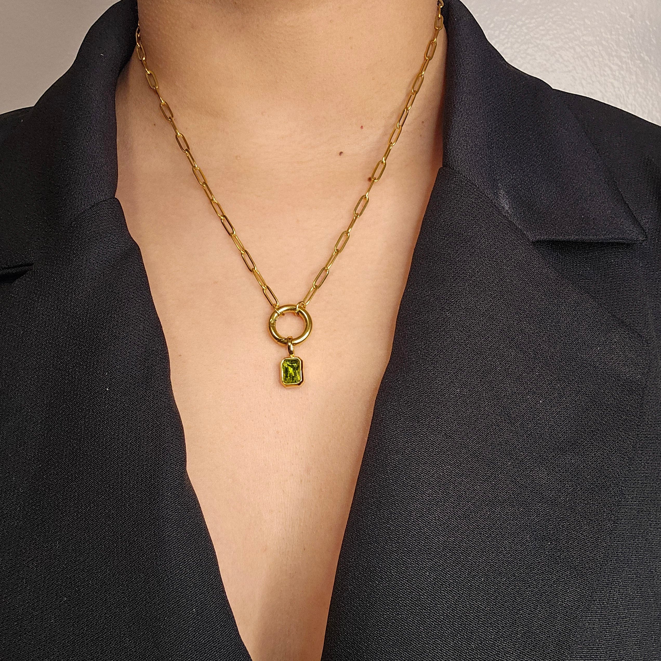 Birthstone Charm Necklace