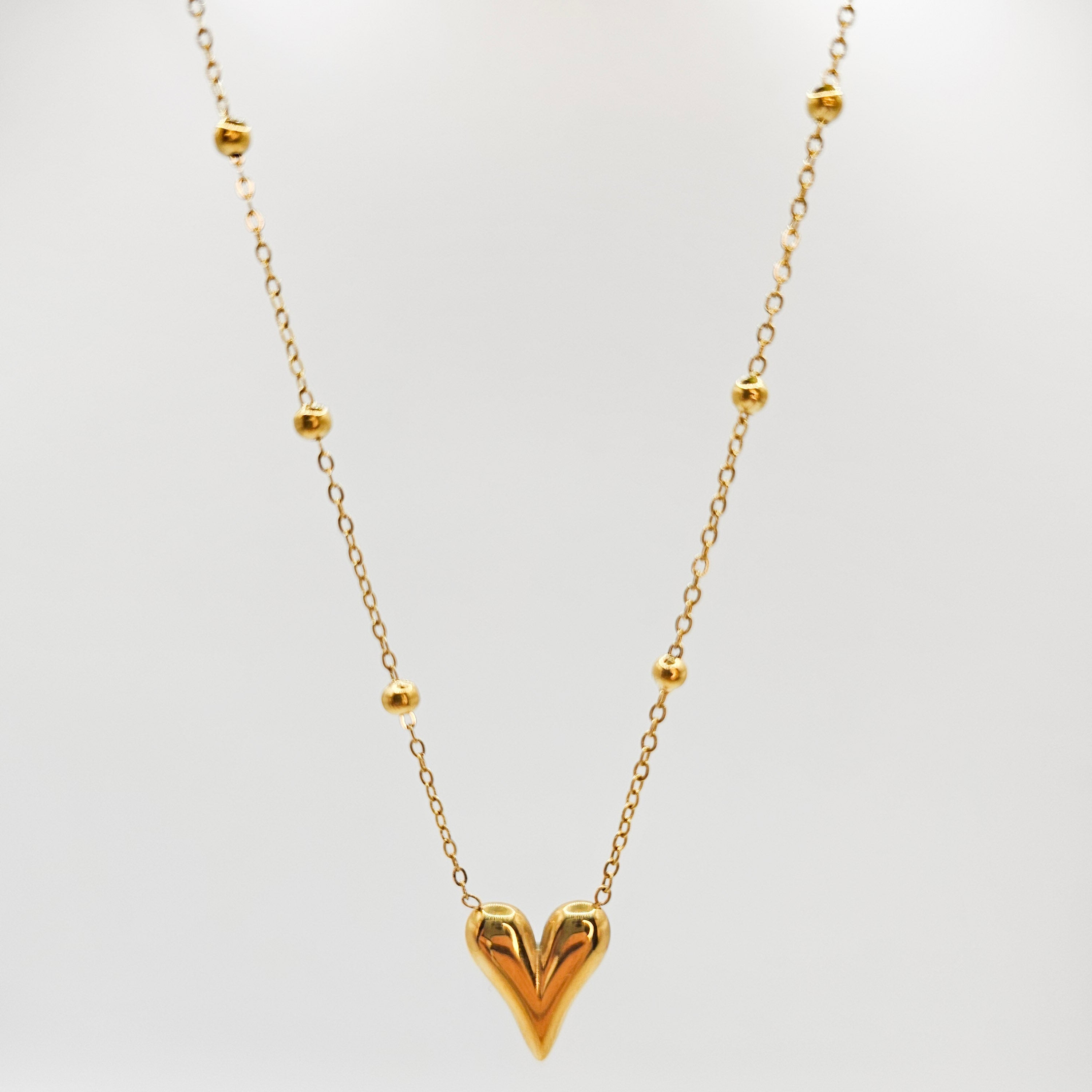 Chiseled Hear Necklace