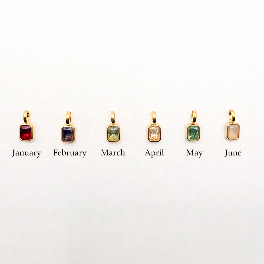 Birthstone Charm Necklace