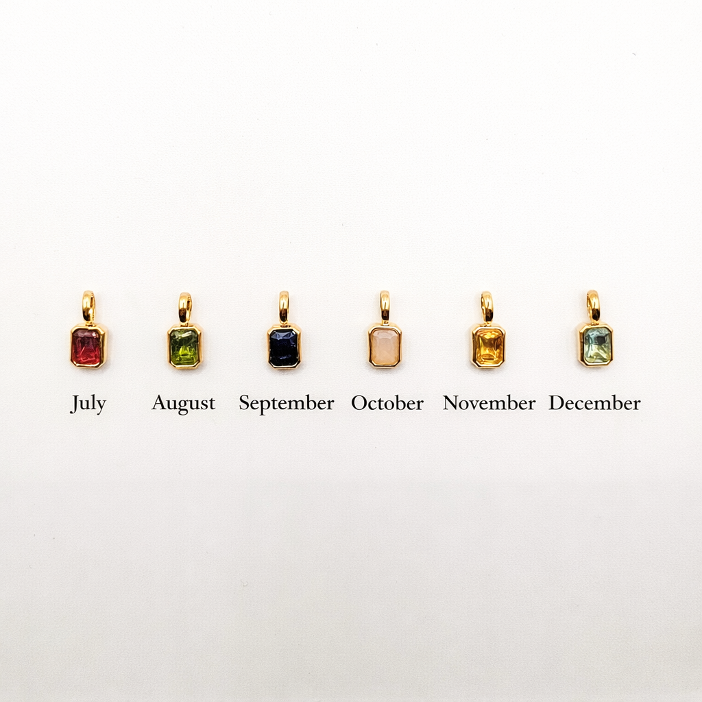 Birthstone Charm Necklace